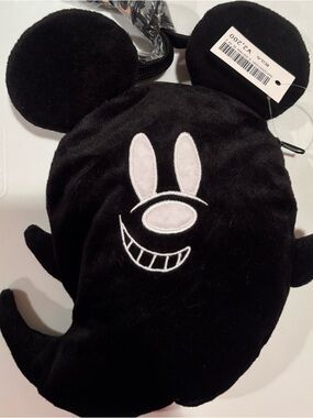 Tokyo Disney Mickey Mouse Plush Halloween Ghost Crossbody Bag / NEW with tags
